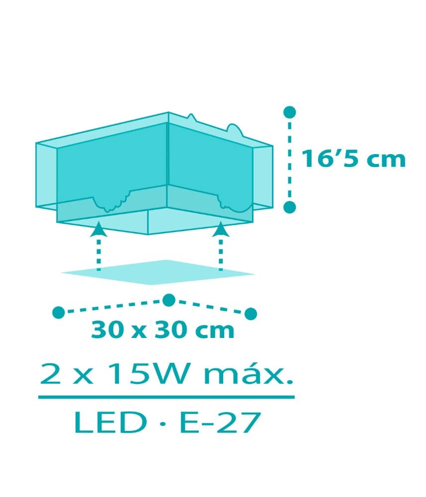 Design children's room ceiling lamp Happy Jungle Dalber 8420406003306