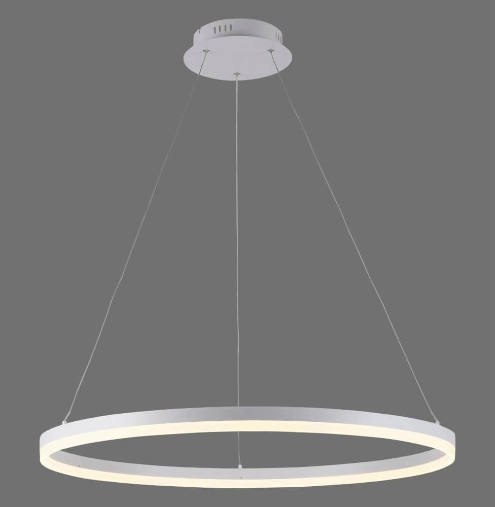 Modern pendant lamp Titus Ø 80cm white Paul Neuhaus 4012248365373