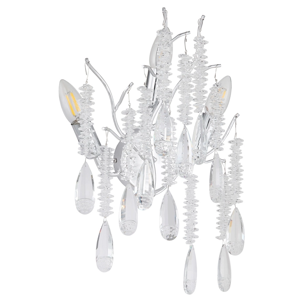 Wall lamp Kinga silver grey Globo 9007371573004