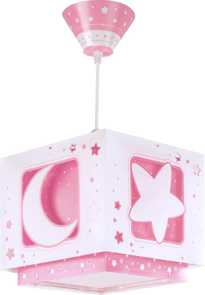 Children's room pendant lamp Moonlight pink