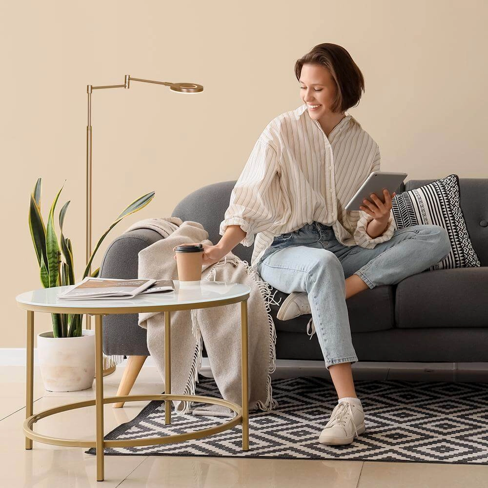 Design reading lamp Soleil Design bronze Steinhauer 8712746175899