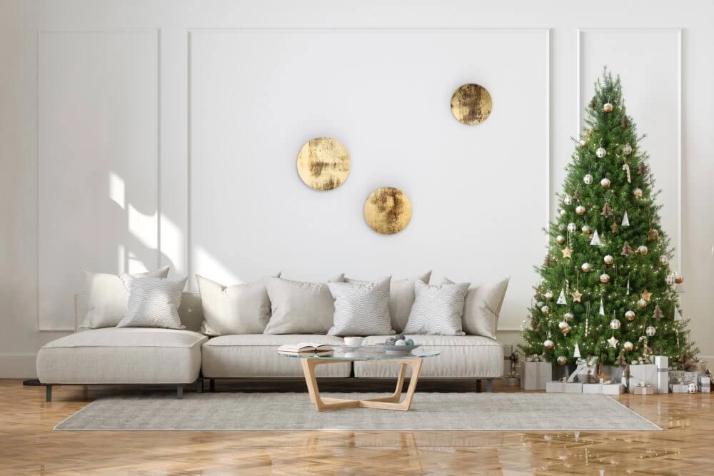 Gold wall lamp Ring Led Wood L Lyora 5903139102827