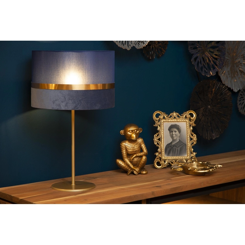 Design table lamp Extravaganza Tusse blue Ø 30cm Lucide 5411212105653