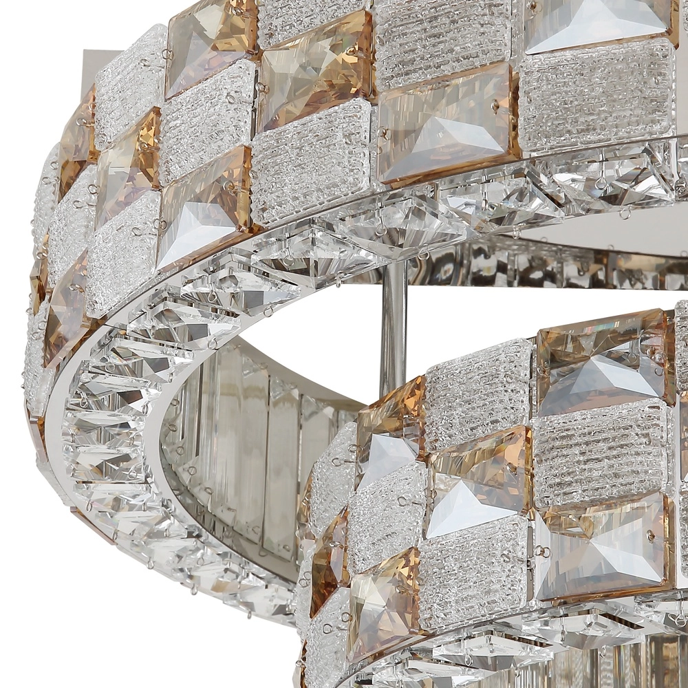 Ceiling lamp Lidia Ø 61cm chrome Globo 9007371583096