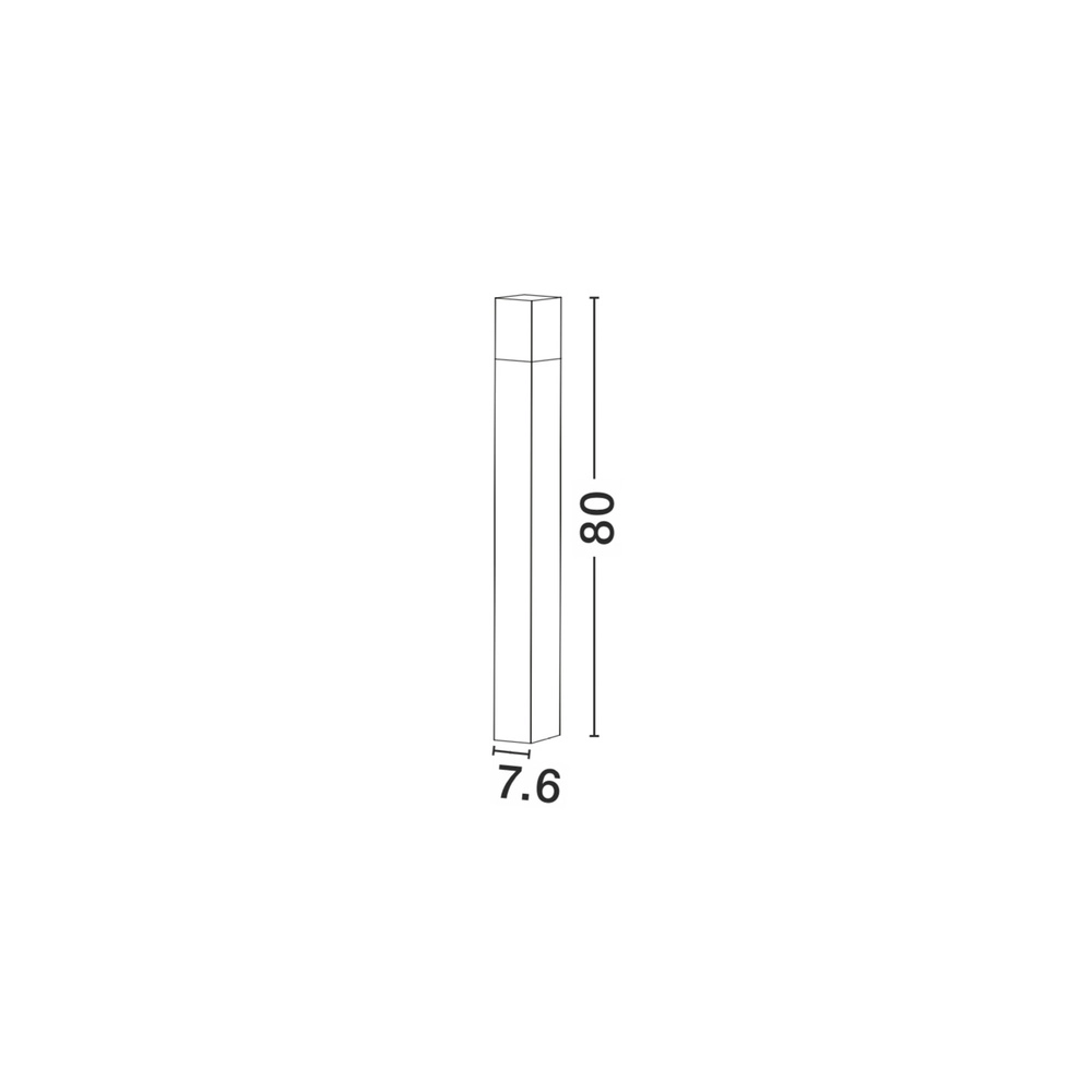 Path lighting Stick grey 80cm Lyora 5212017409232