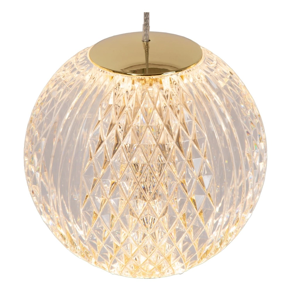 Golden pendant lamp Cintra Vide 5-light Lucide 5411212134417