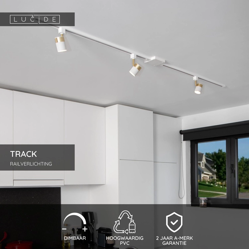 Rail cover Track 2 meters white Lucide 5411212093790