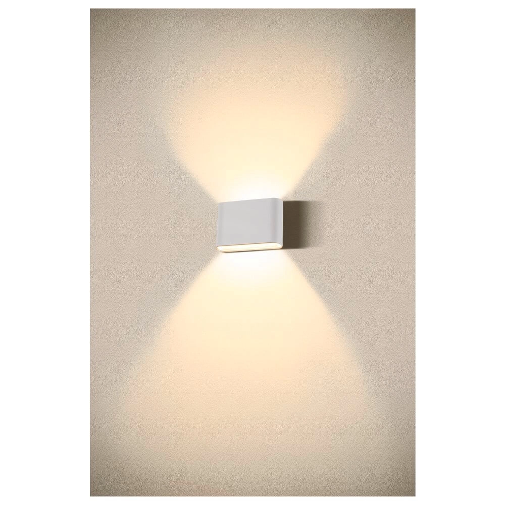 Led wall spot Oval 14 Up & down - white SLV 4024163273459