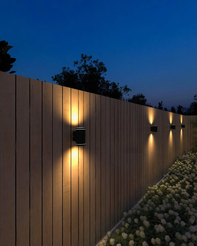 Smart outdoor lamp Link 2L Up Down - Black Circle 8712879149569