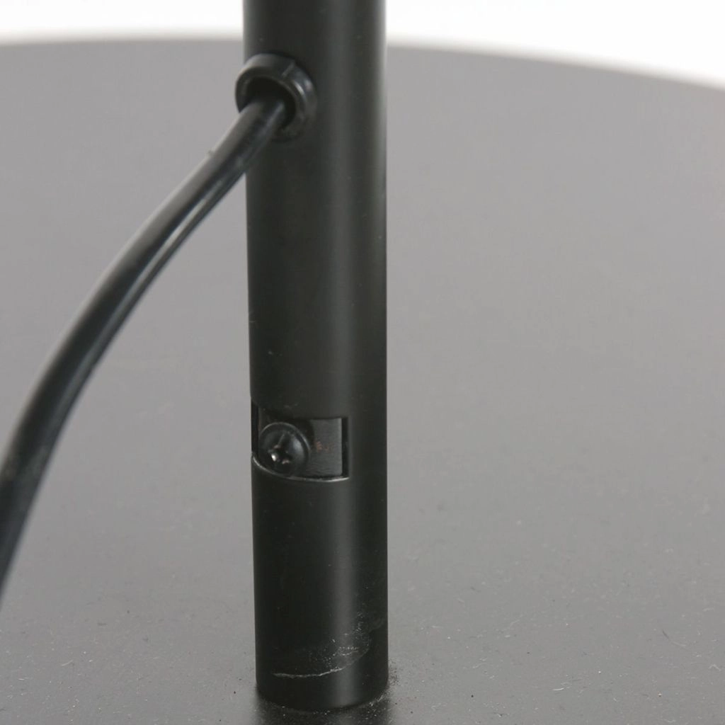 Black arc lamp Curve with black shade Ø60cm Steinhauer 8712746183153
