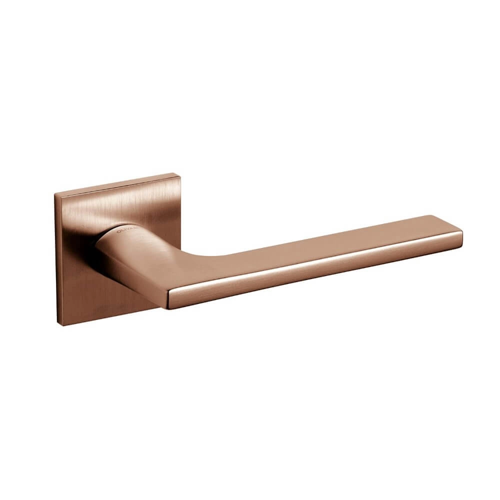 Design door handle Lotus Q Matte copper