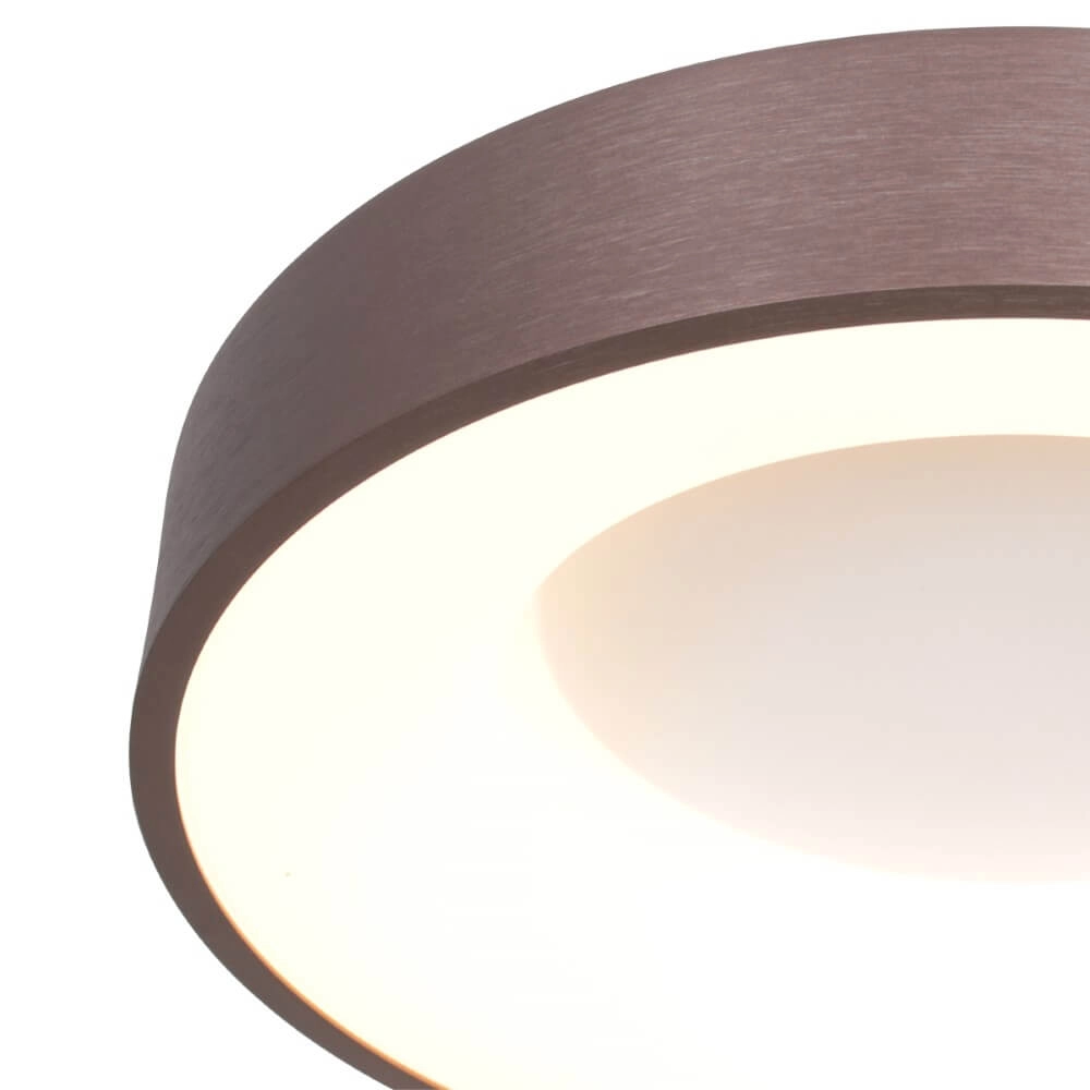 Bronze LED ceiling lamp Ringlede Ø 38cm Steinhauer 8712746167405