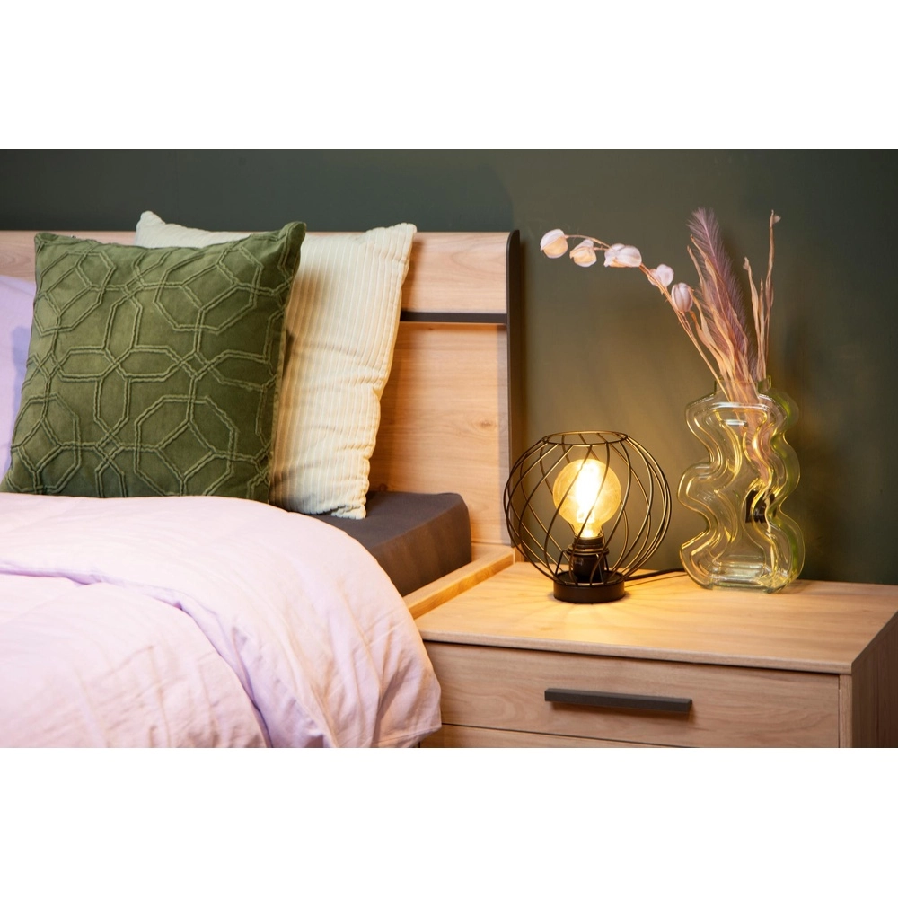 Table lamp Danza Ø 25cm black Lucide 5411212211590