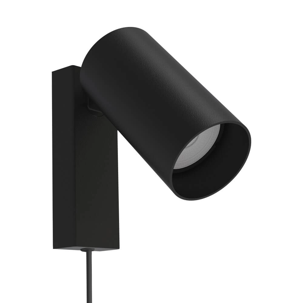 Bedroom reading light Mono black