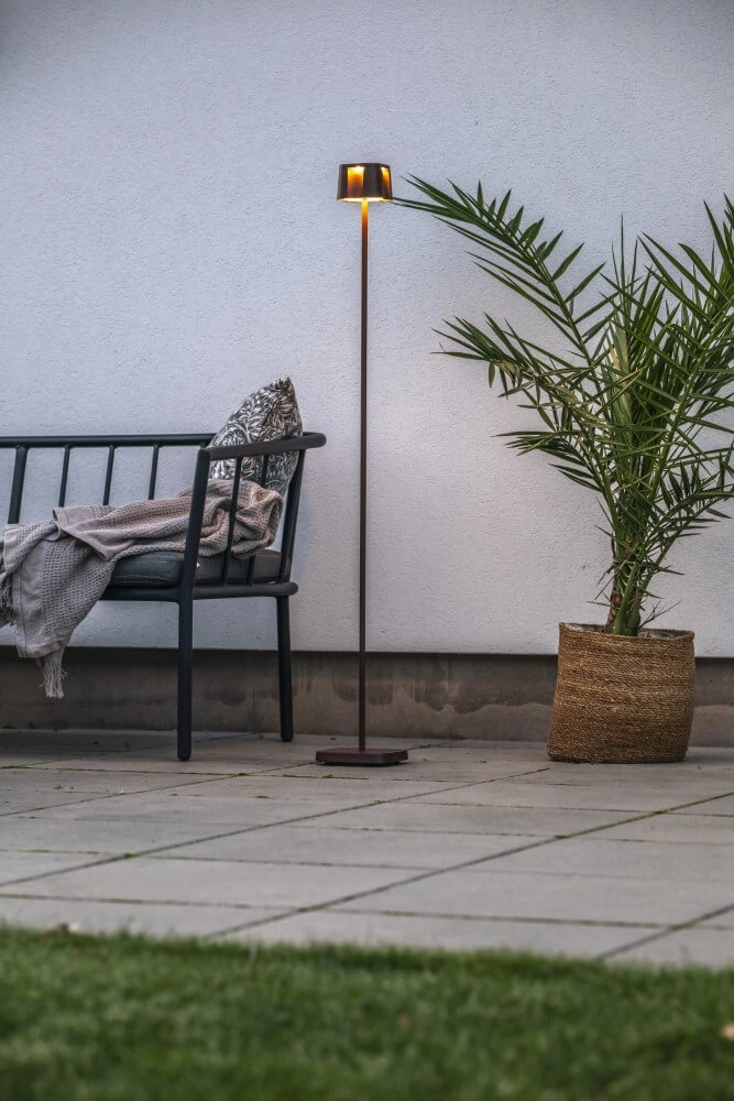 Rusty brown floor lamp Nice for outdoors KonstSmide 7318307831979