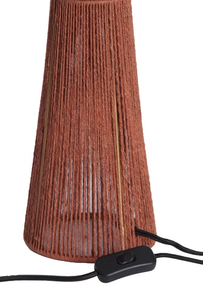 Red table lamp Fugia Ø 30cm Light & Living 8717807701819