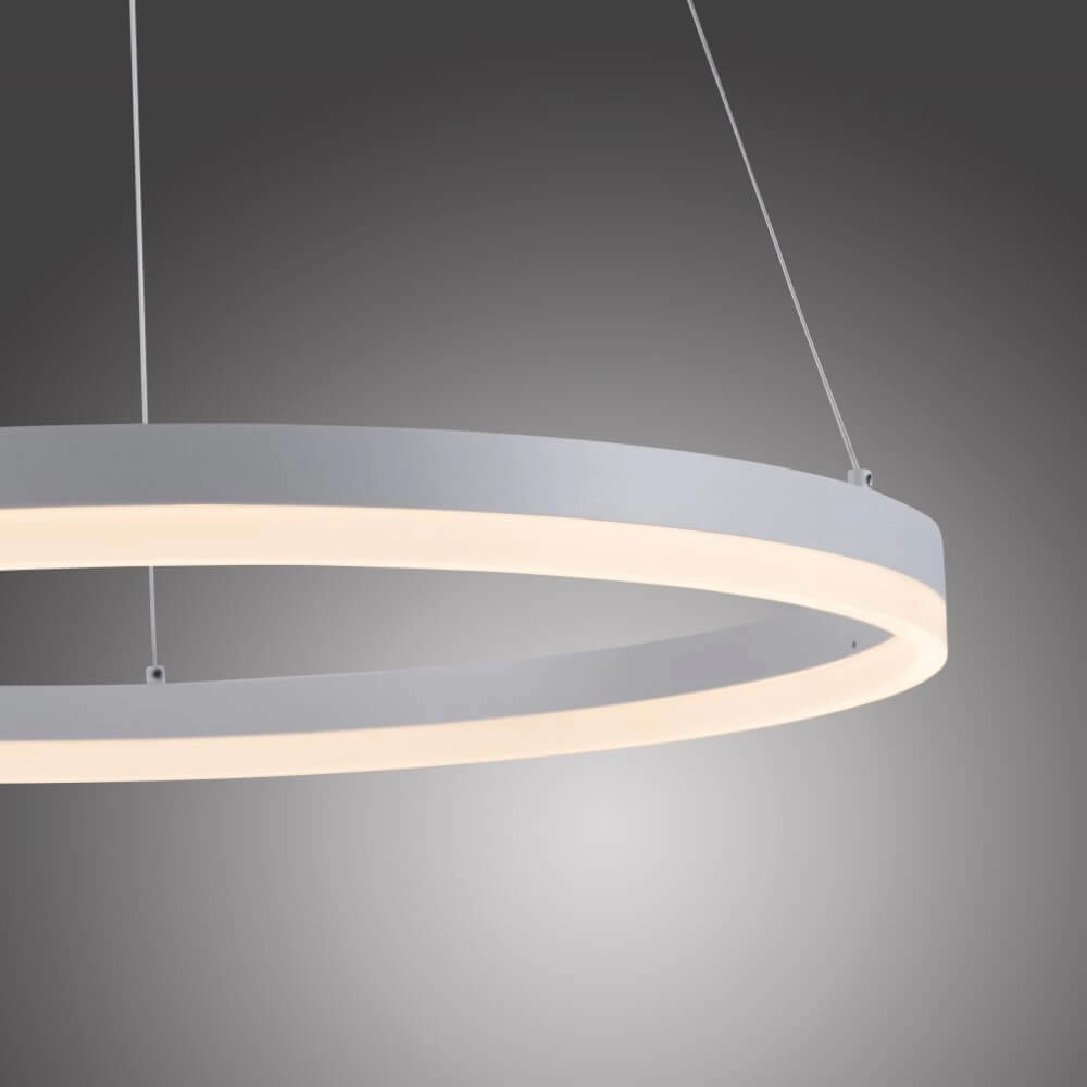 Modern pendant lamp Titus Ø 60cm white Paul Neuhaus 4012248365366