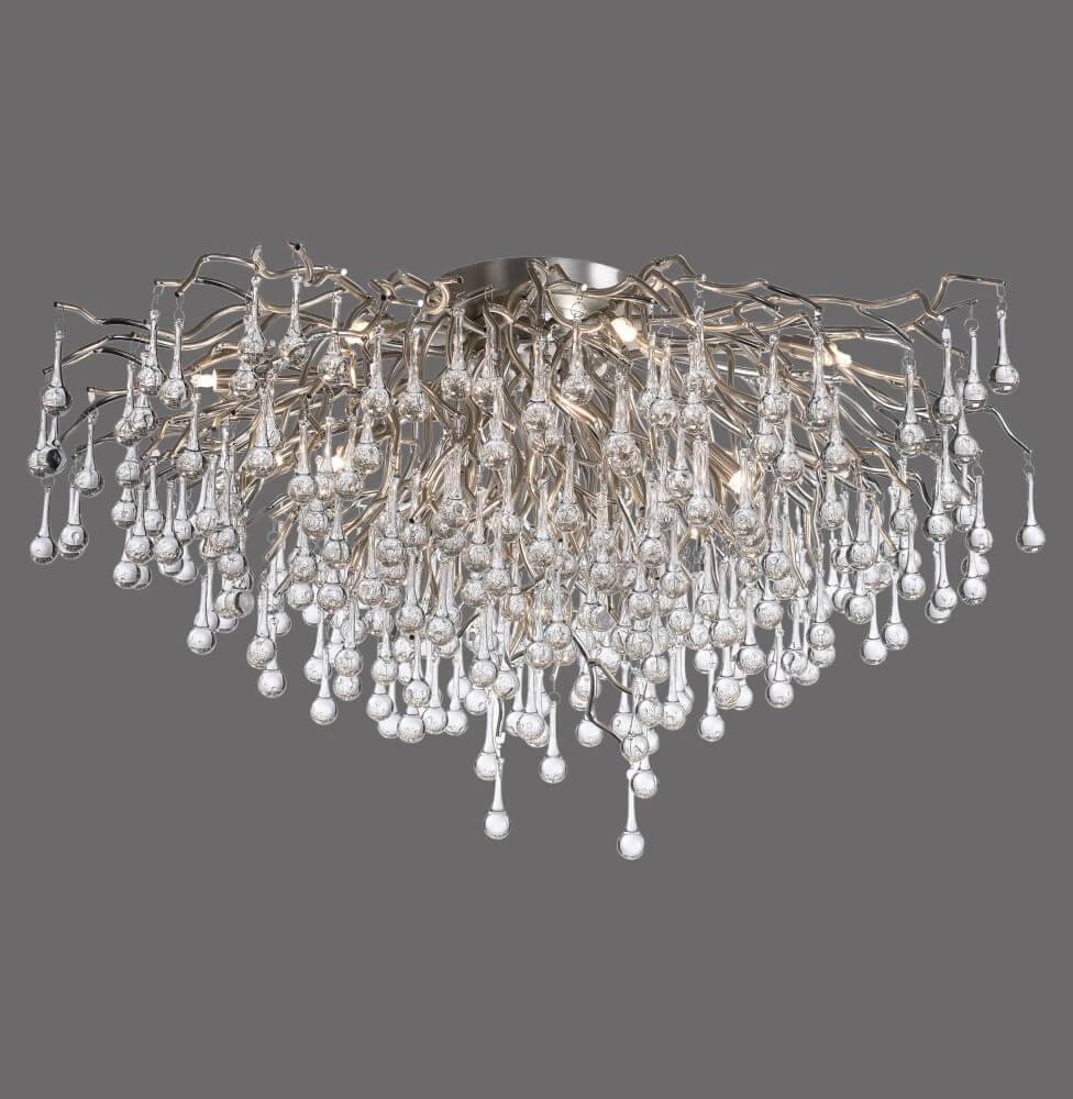 Chandelier Icicle metal 100cm Paul Neuhaus 4012248352113