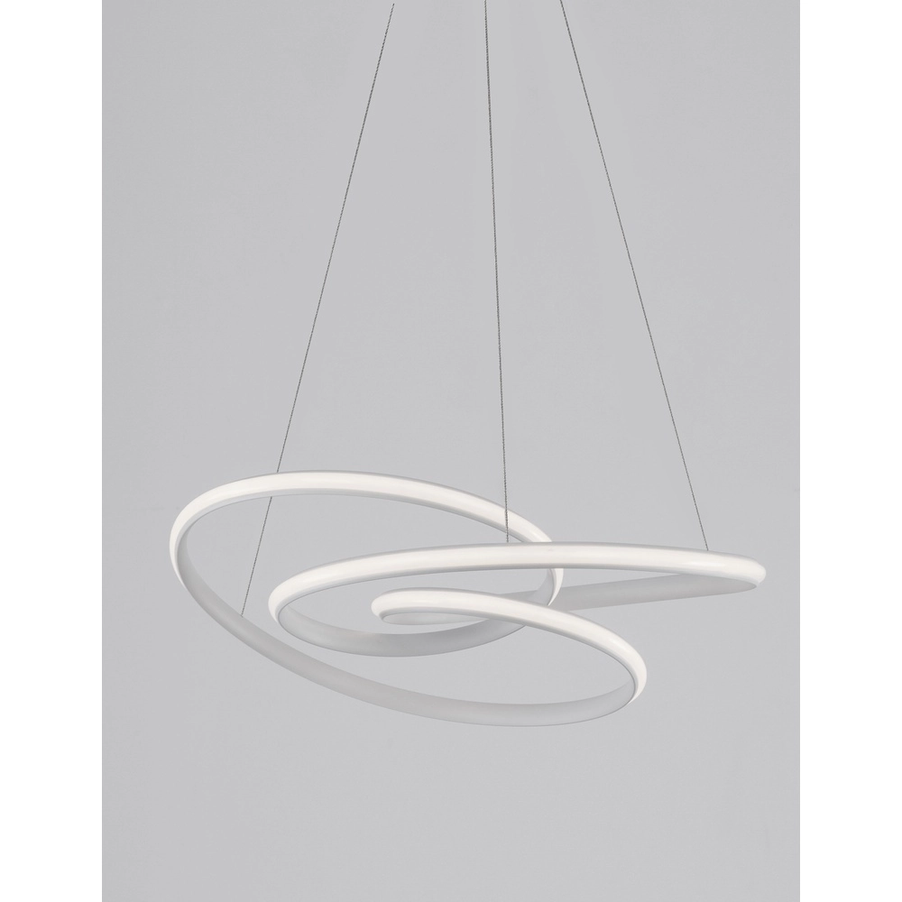 Design pendant lamp Menton white