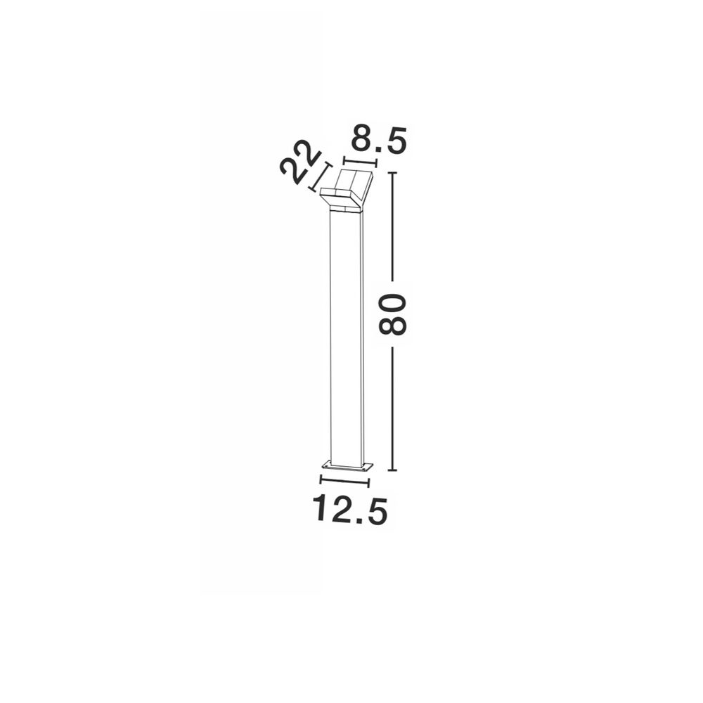 Garden lamp Park Anthracite double Lyora 5212017409218