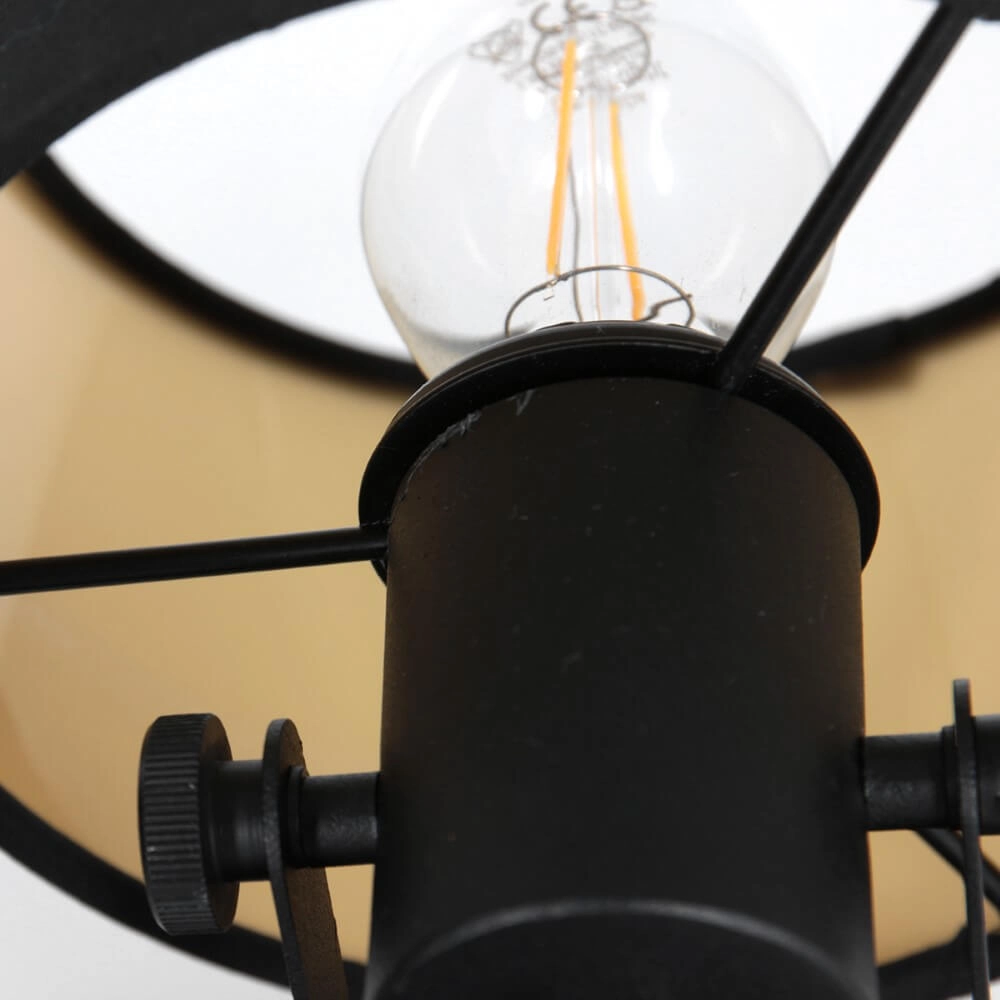 Black ceiling lamp Ornoir 2-light Steinhauer 8712746151411