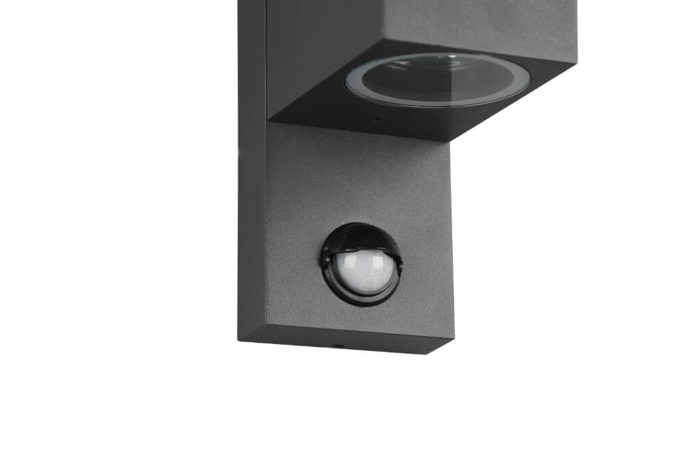 Square up-downlighter Roya with sensor Trio 4017807529241