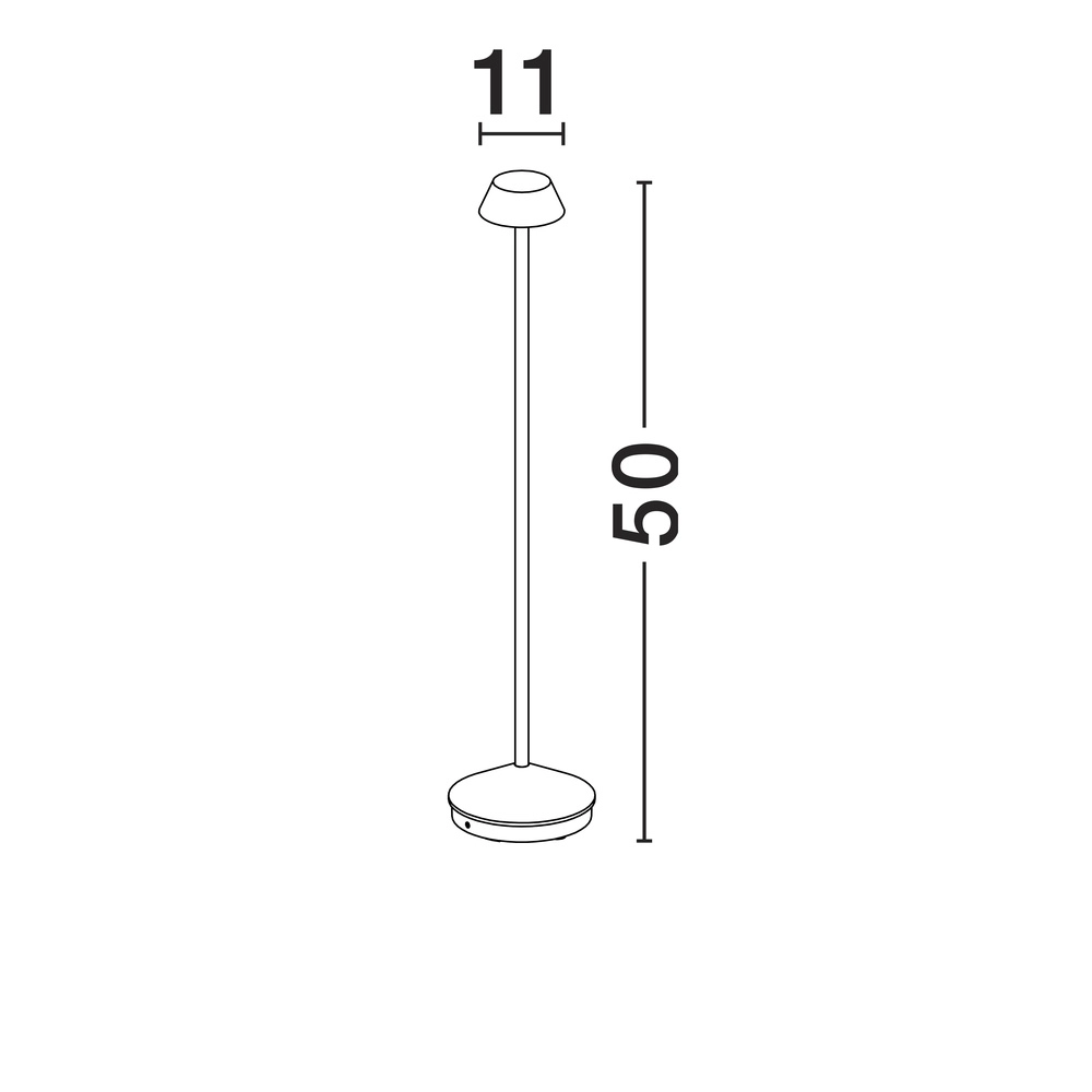 Garden lamp Arion Rusty brown Lyora 5212017449207