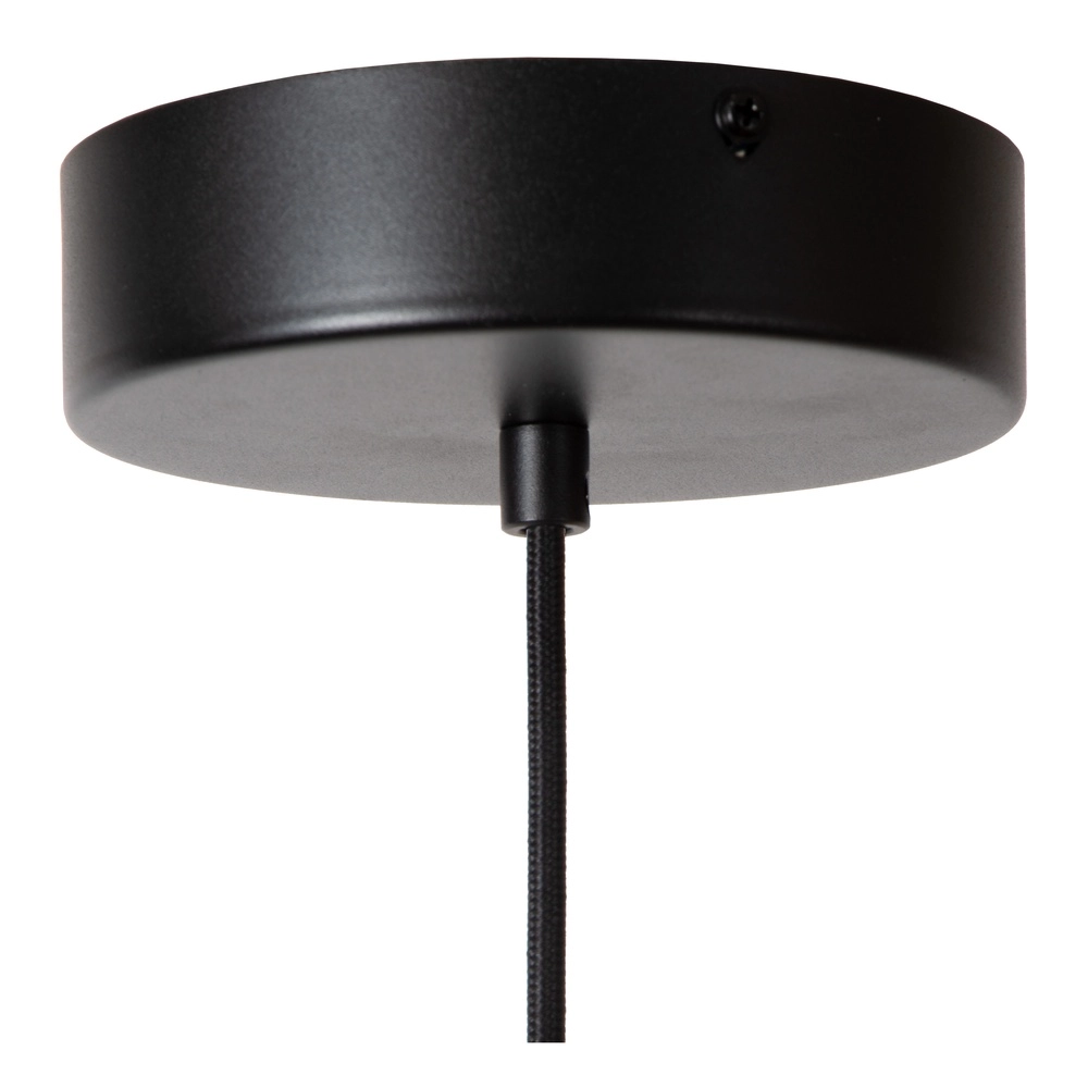 Sleek pendant lamp Menga Ø 40cm amber glass Premium by Lucide 5411212251190