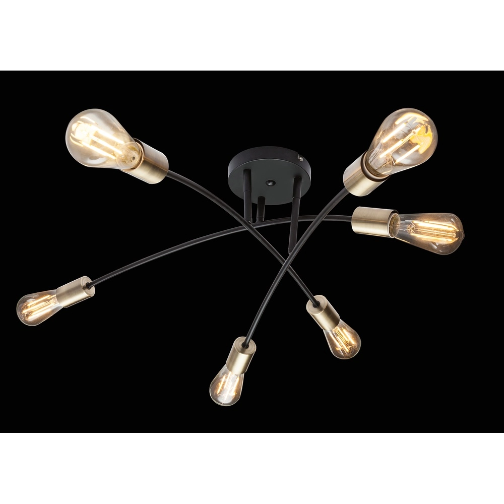 Ceiling lamp Sarini Black Globo 9007371377688