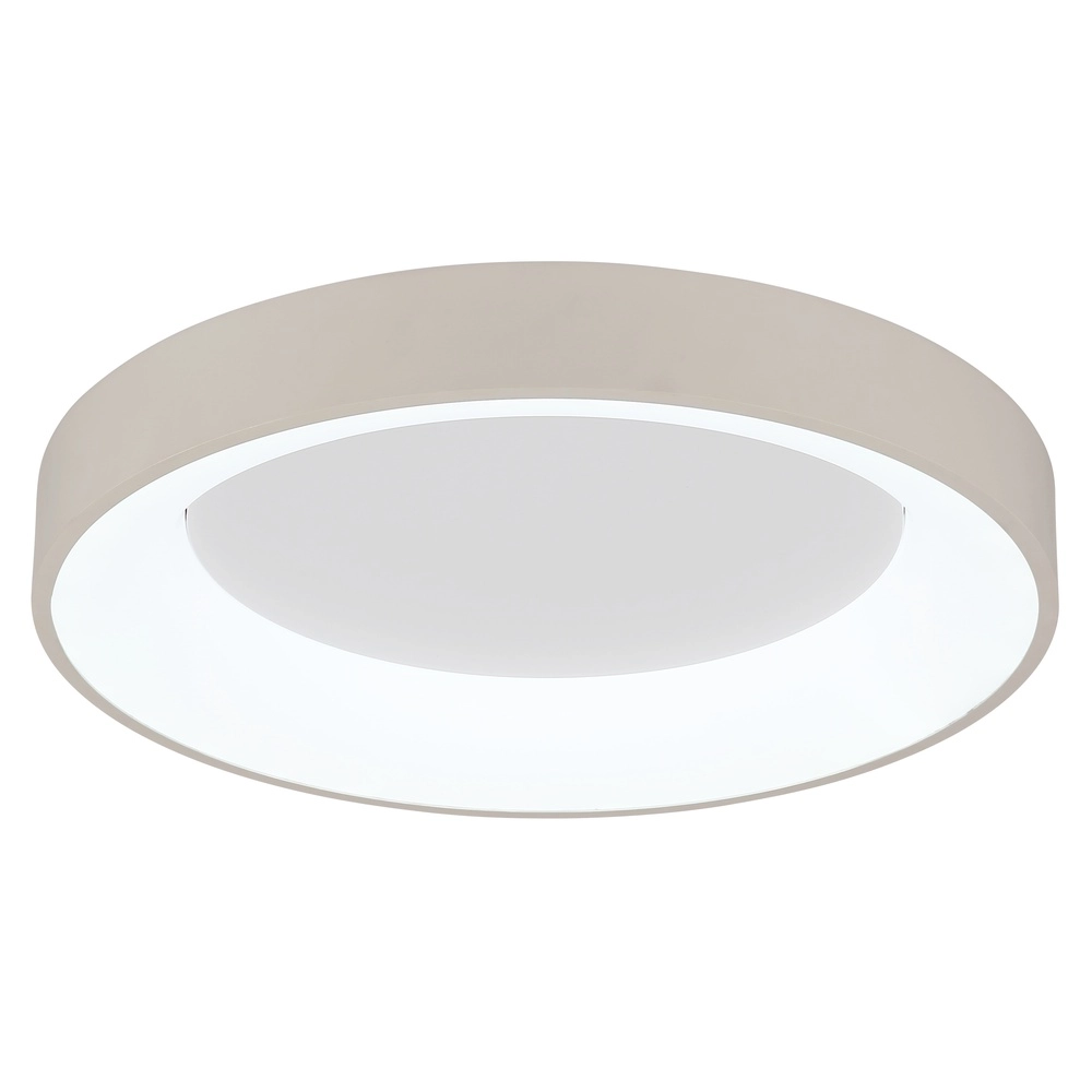 Modern ceiling lamp Gallegos sand brown Ø 50cm Globo 9007371566969