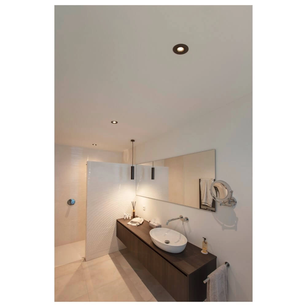 Recessed spotlight New Tria 75 round - black - GU10 SLV 4024163276146