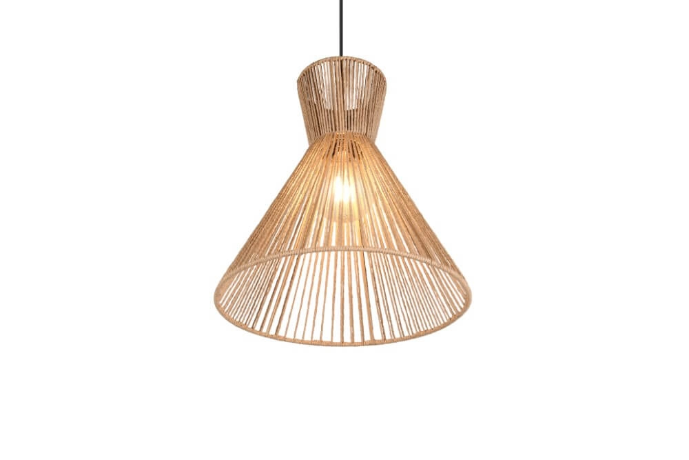 Japandi pendant lamp Rosalie Ø 35cm Trio 4017807637649