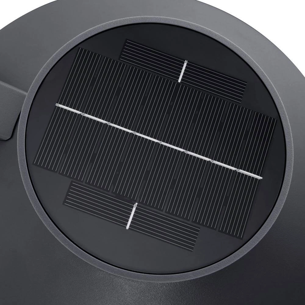 Solar wall lamp Justina anthracite Nordlux 5704924017551