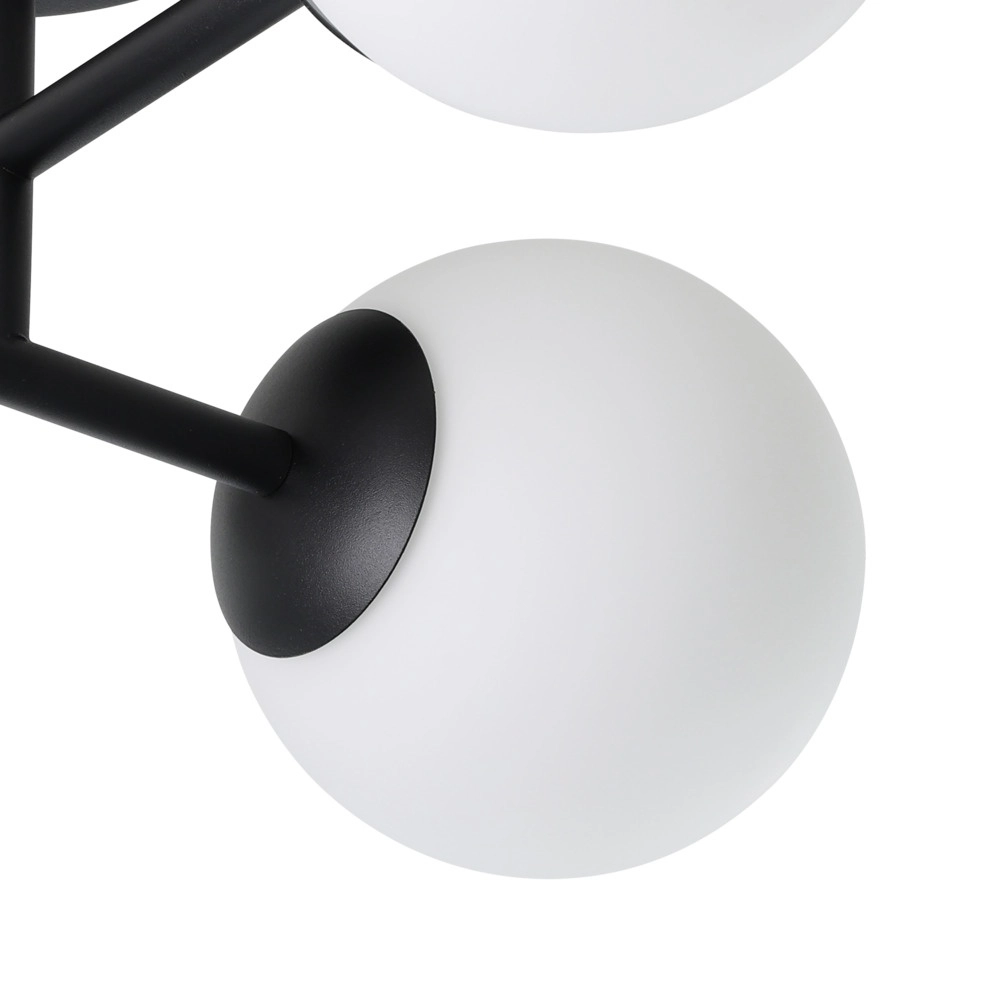 Ceiling lamp Castrovido 4-light black Eglo 9008606360710