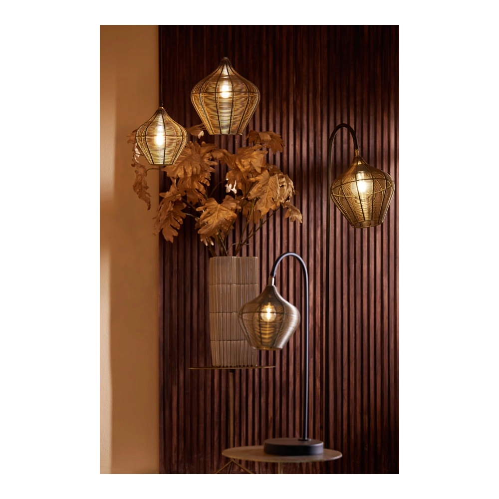 Pendant lamp Alvaro bronze Ø 27cm Light & Living 8717807634094