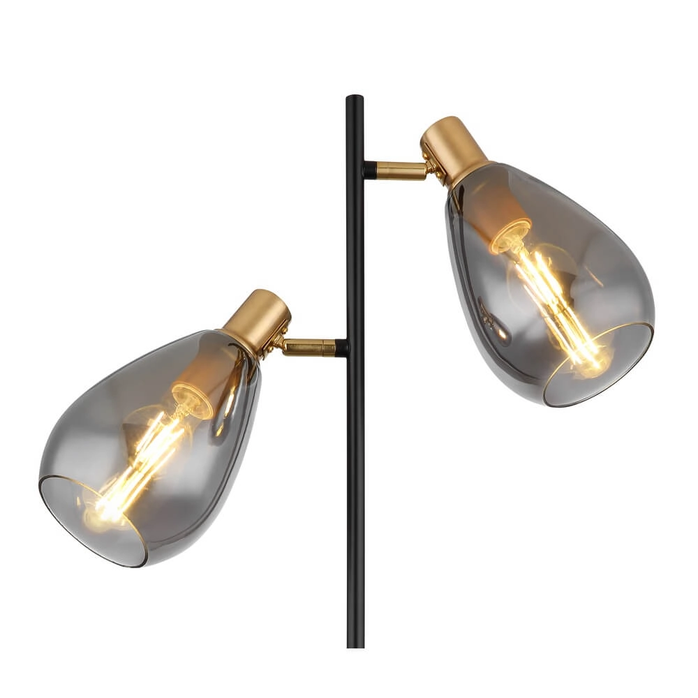 Floor lamp Fanni Black Double Globo 9007371439799