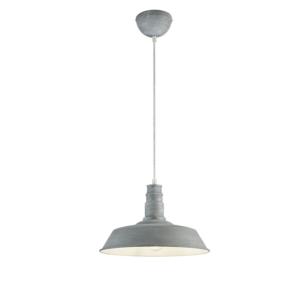 Pendant lamp Will concrete gray Trio 4017807346305