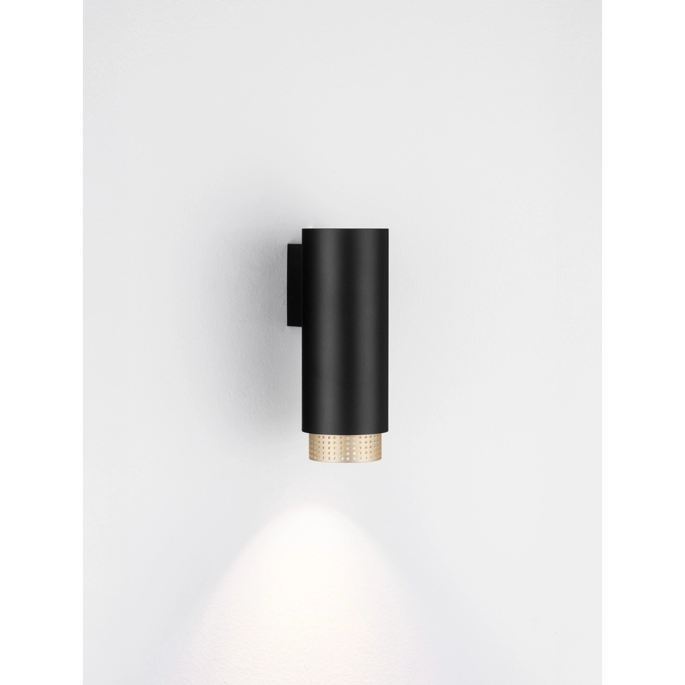 Wall spotlight Nessi black with gold Lyora 5212017475169