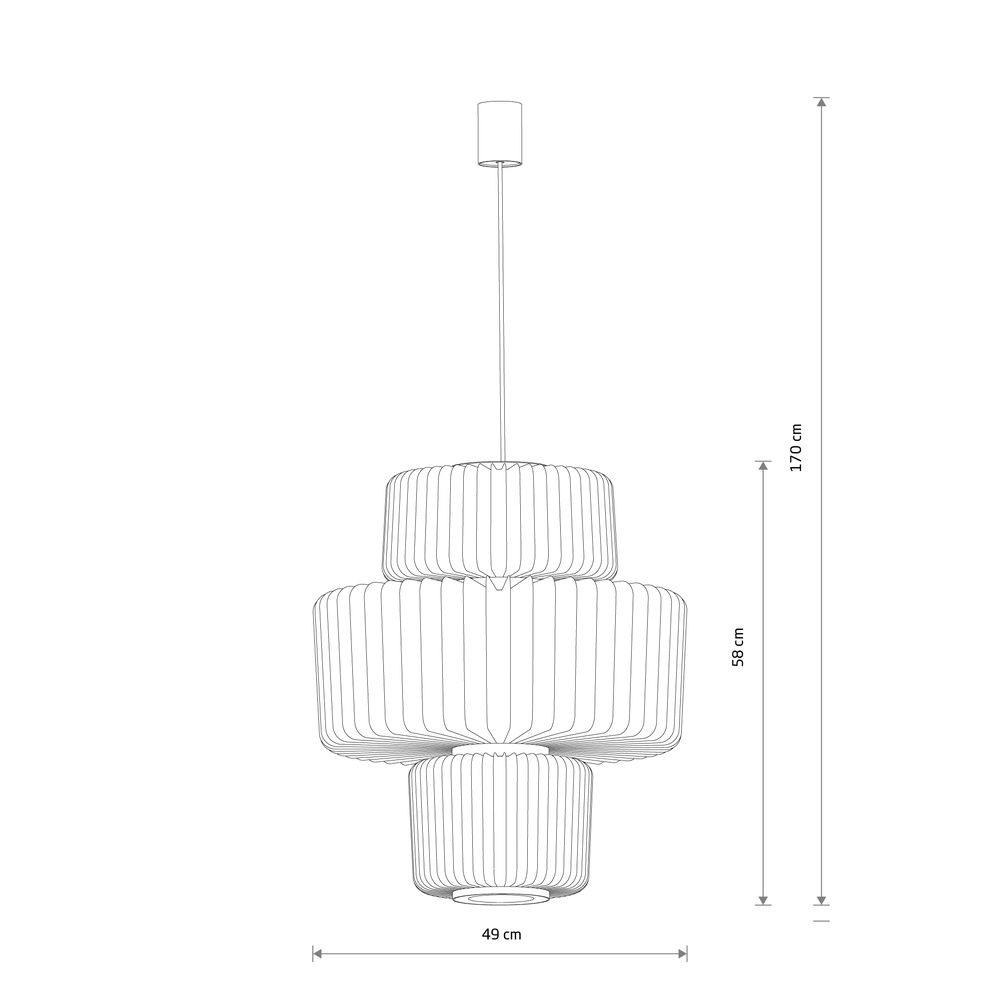 Cage lamp Nome umbra grey Ø 49cm