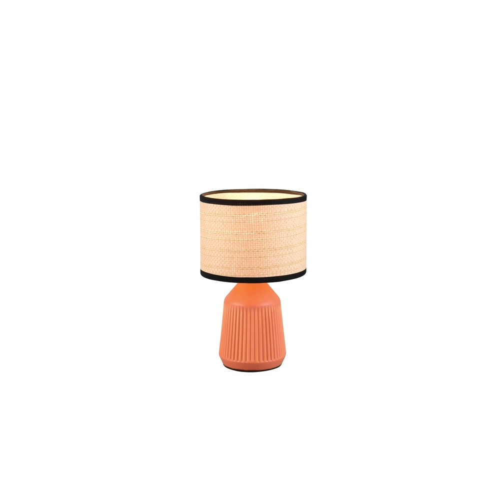 Table lamp Formentera Ø 16cm terracotta Trio 4017807692082
