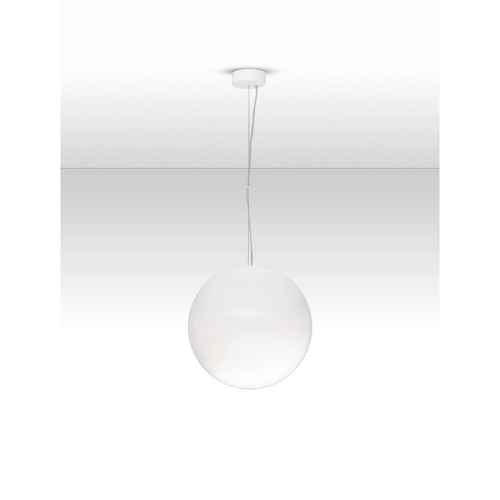 White pendant lamp Bolita bulb Ø 40cm Lyora 5212017484383