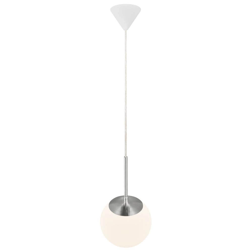 Glass pendant lamp Cafe white Ø 20cm Nordlux 5701581102019