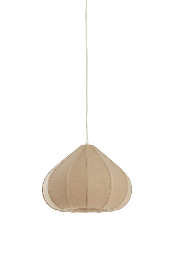 Cream pendant lamp Zubeda Ø 40cm Light & Living 8717807763701