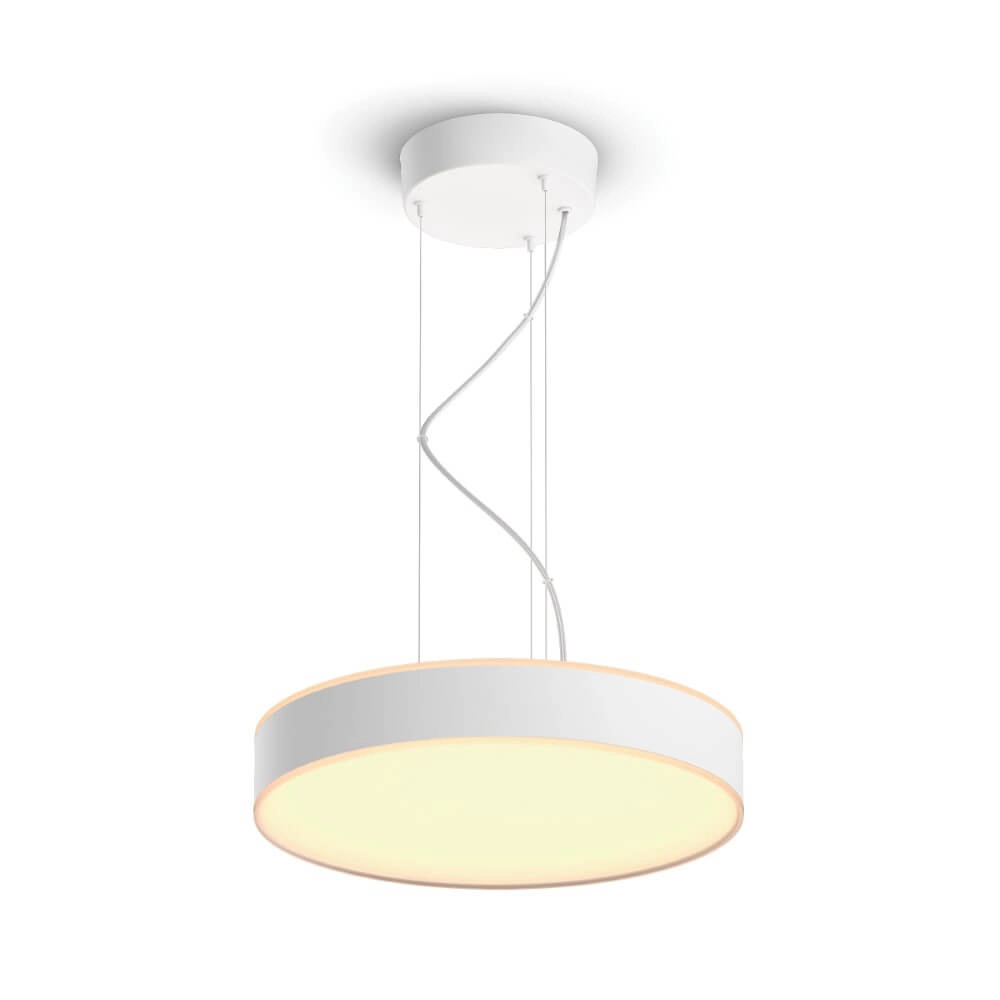 Hanging lamp Hue Enrave - White Ambiance Ø 42.5cm white Philips 8718696176573