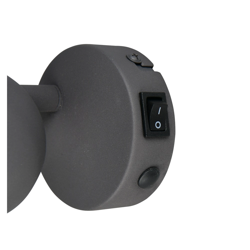Surface-mounted spot Enaro only anthracite