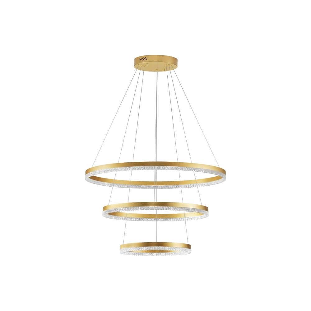 Pendant lamp Adria gold Ø 80cm Lyora 5212017443830