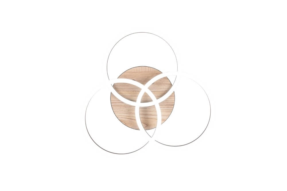 Ceiling light Circle Ø 43.5cm Trio 4017807561234
