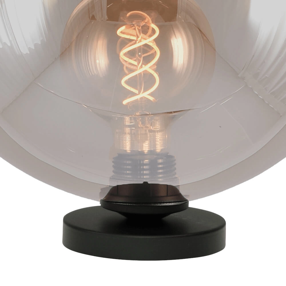 Table lamp Bella 2 with Ø 30cm gold glass Masterlight 8718121340791