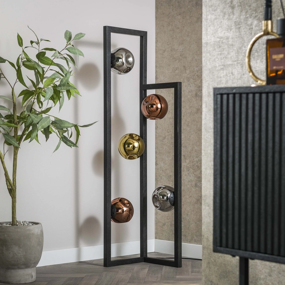 Glass floor lamp Stellar 5-light Lyora 8716803511637