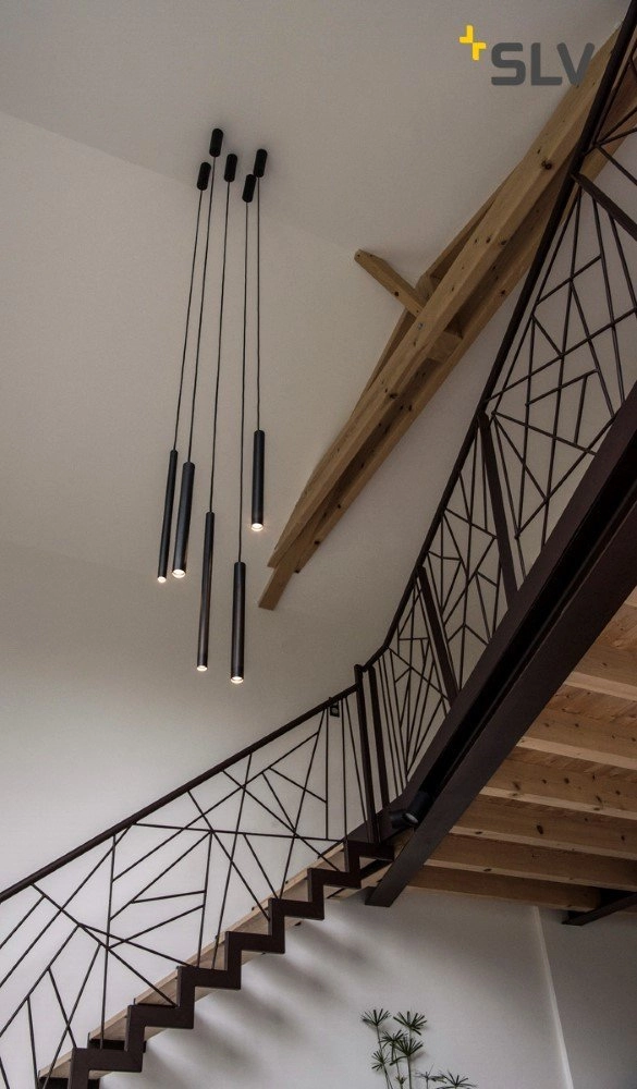 LED pendant light Helia 9W black SLV 4024163166911